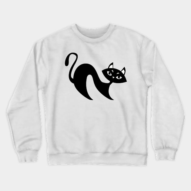 Funny Cat Lover Crewneck Sweatshirt by Zekkanovix ART